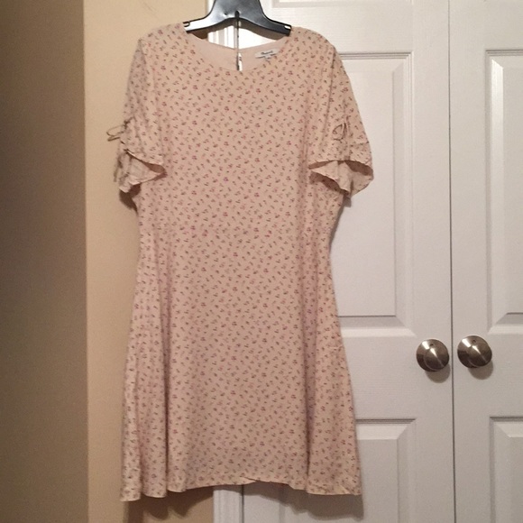 Madewell Tie Sleeve Retro Mini Dress 